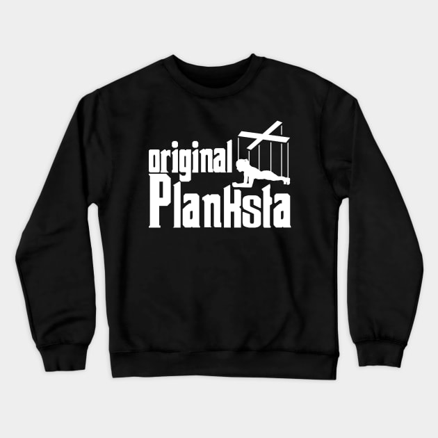 Pilates, Funny Plank Crewneck Sweatshirt by maxdax